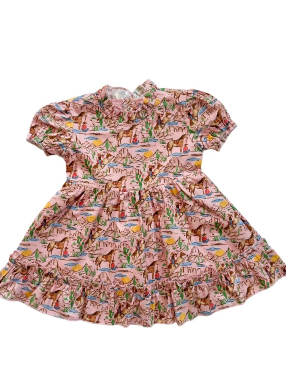 EUC Hollis Baker 2T Western Cowgirl Print Dress